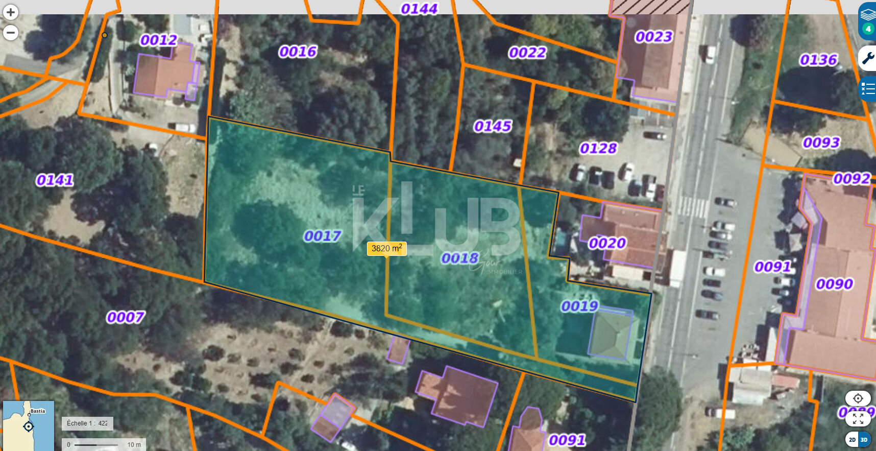 Terrain promoteur 3798 m2