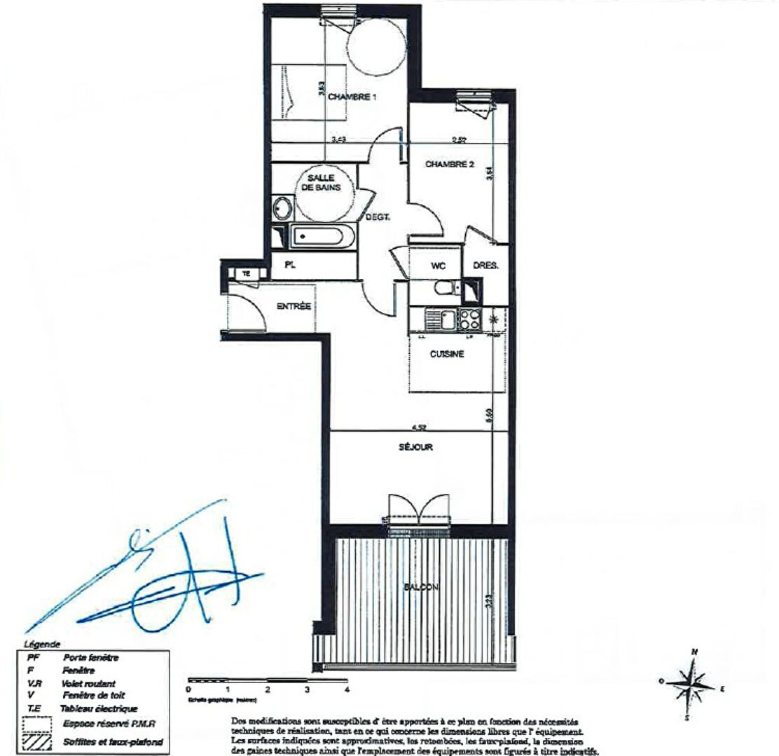 
Appartement Toulouse 3 pièces avec très grande Terrasse, parking sous sol METRO ROSERAIE
