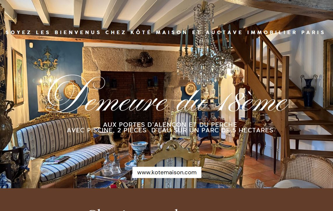 Aux portes d'Alençon - Propriété d'exception du XVIIIème, un art de vivre préservé