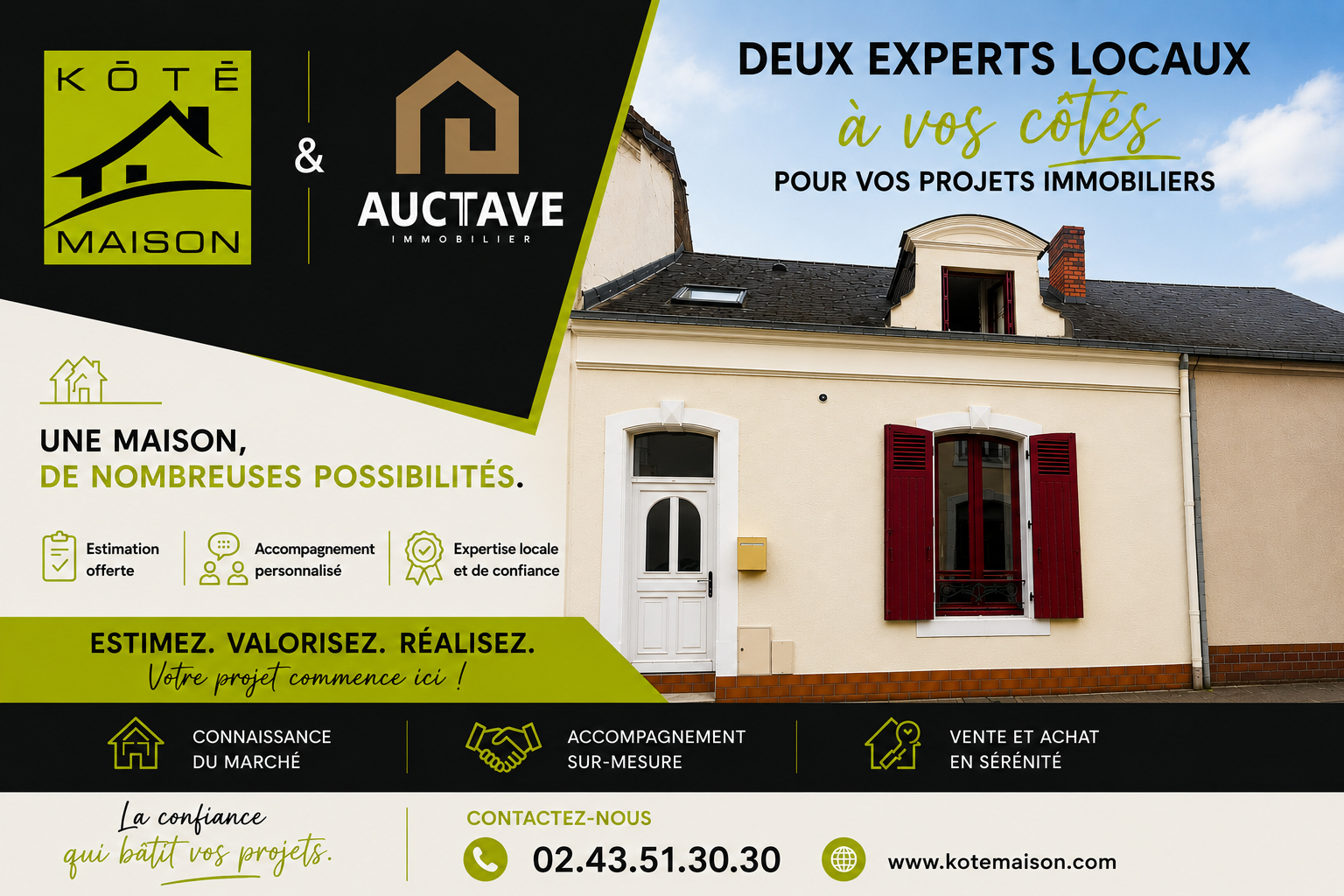 Agence immobilière de KÔTÉ MAISON Saint-Saturnin