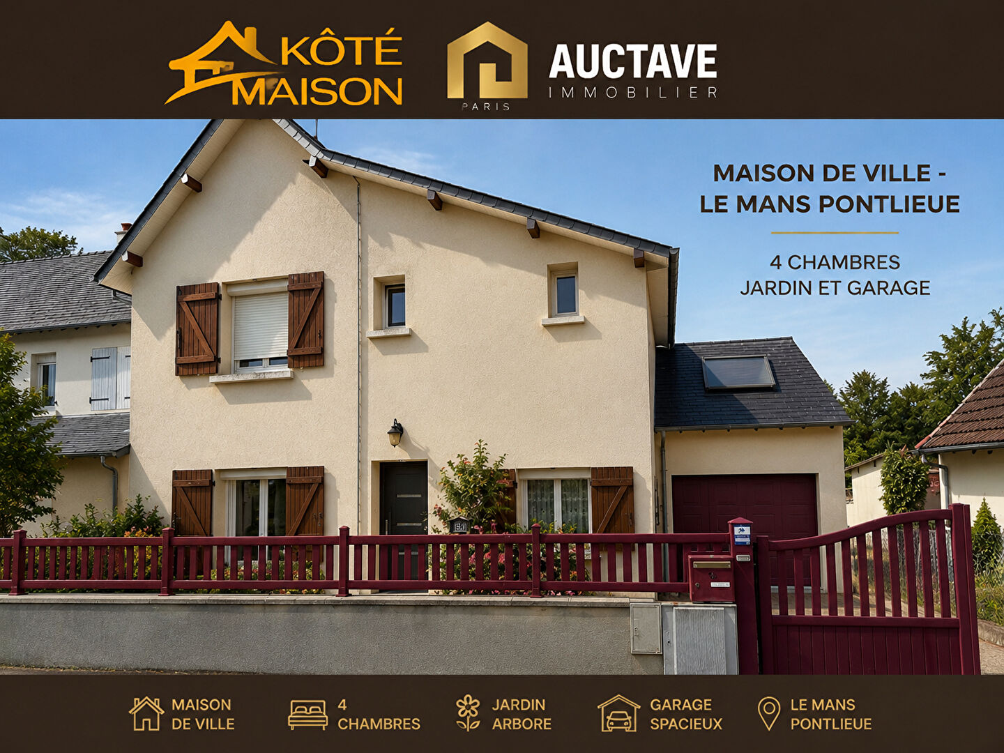 Agence immobilière de KÔTÉ MAISON Saint-Saturnin