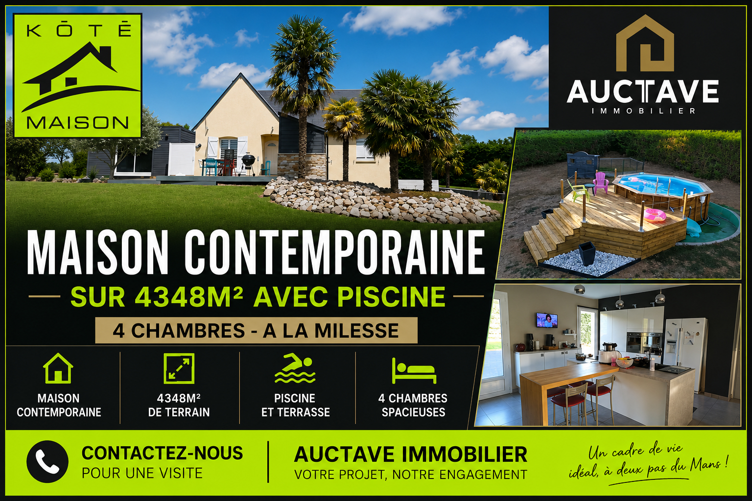 Agence immobilière de KÔTÉ MAISON Saint-Saturnin