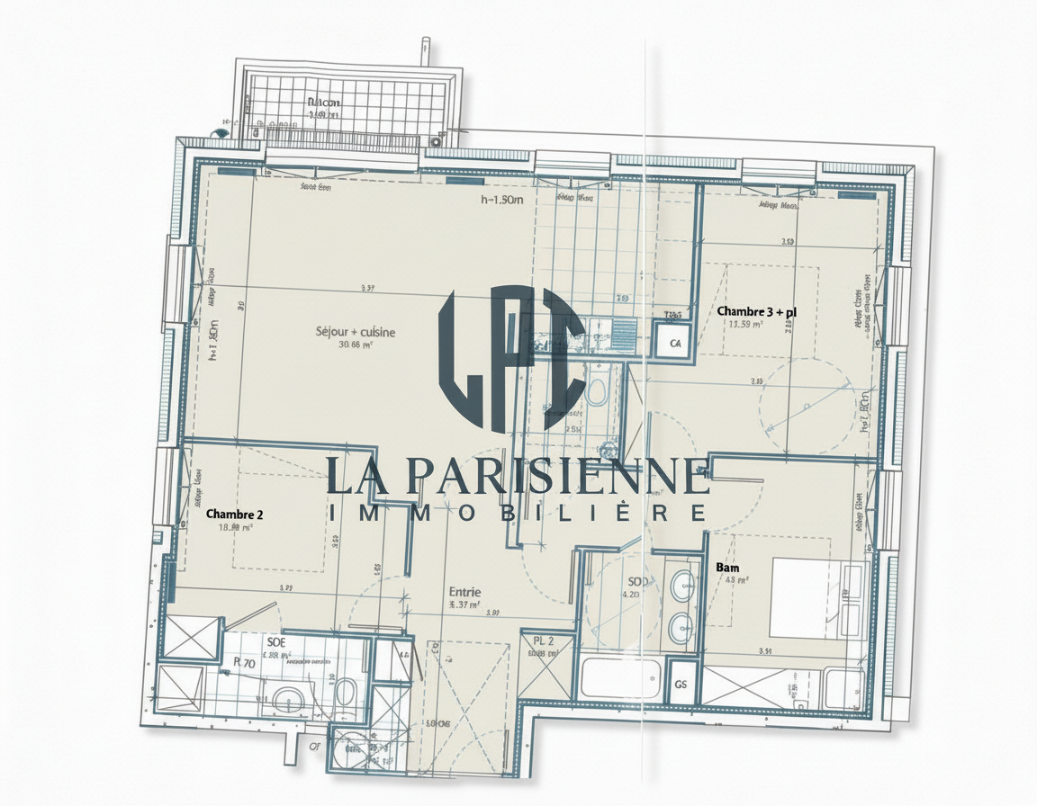 Photo Appartement 4 pièces à vendre à Le Port Marly - Un vrai coup de coeur ! image 2/6