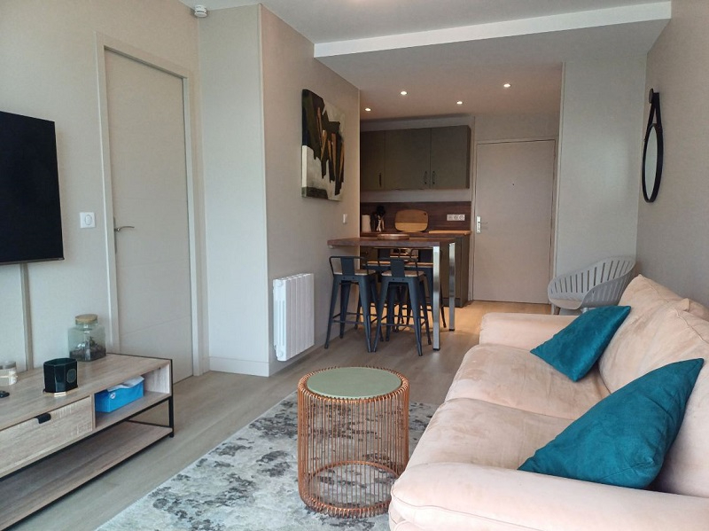 Pornichet, splendide 2 pièces de 33.40 m² avec cave et place de parking privative couverte