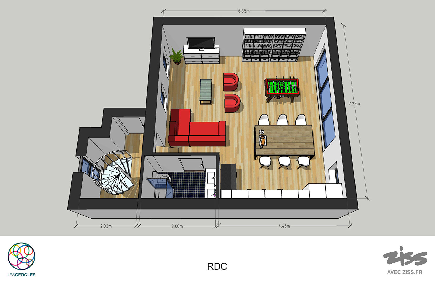 Agence les Cercles - Le Vésinet -
Maison 4 pièces à construire de 96 m²