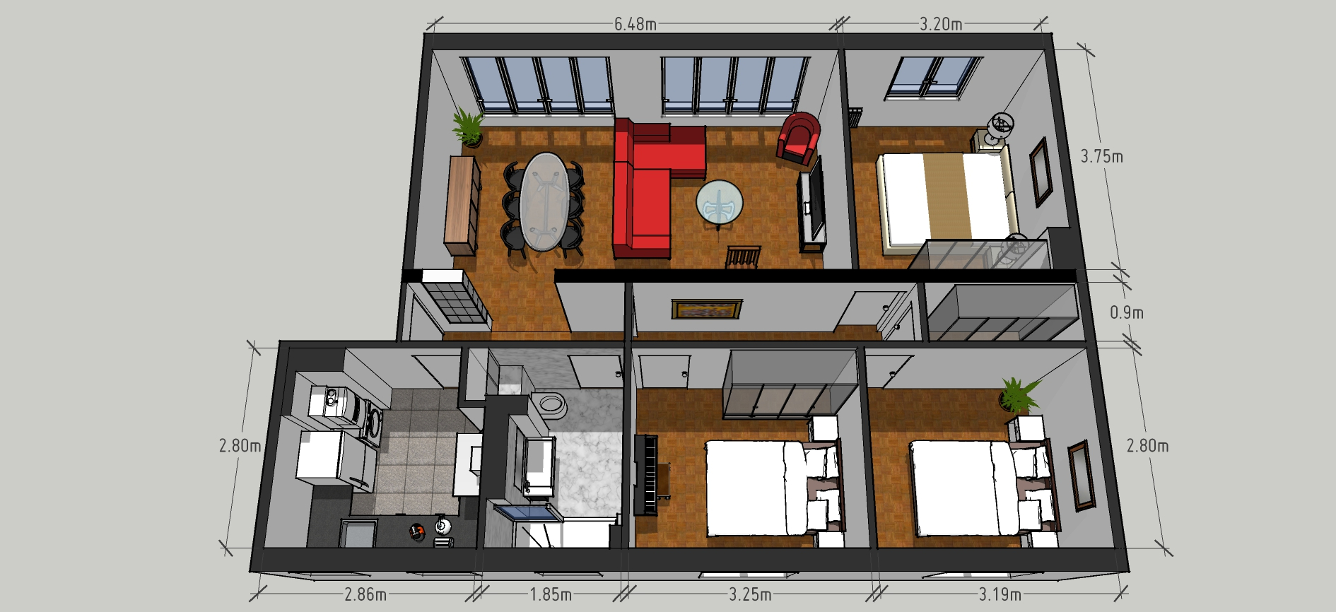 Agence les Cercles - Le Vésinet -
Appartement 5 pièces de 74 m²