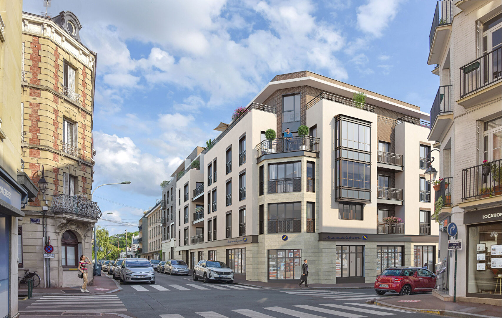 Agence immobilière Le Vésinet - Appartement Neuf Le Vesinet 3 pièce(s) 69,05 m2 - ETOILE DU NORD - LE VESINET