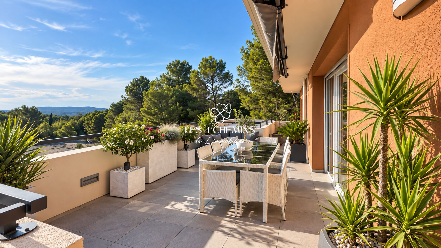 Agence immobilière de LES 4 CHEMINS DE L'IMMOBILIER Châteauneuf