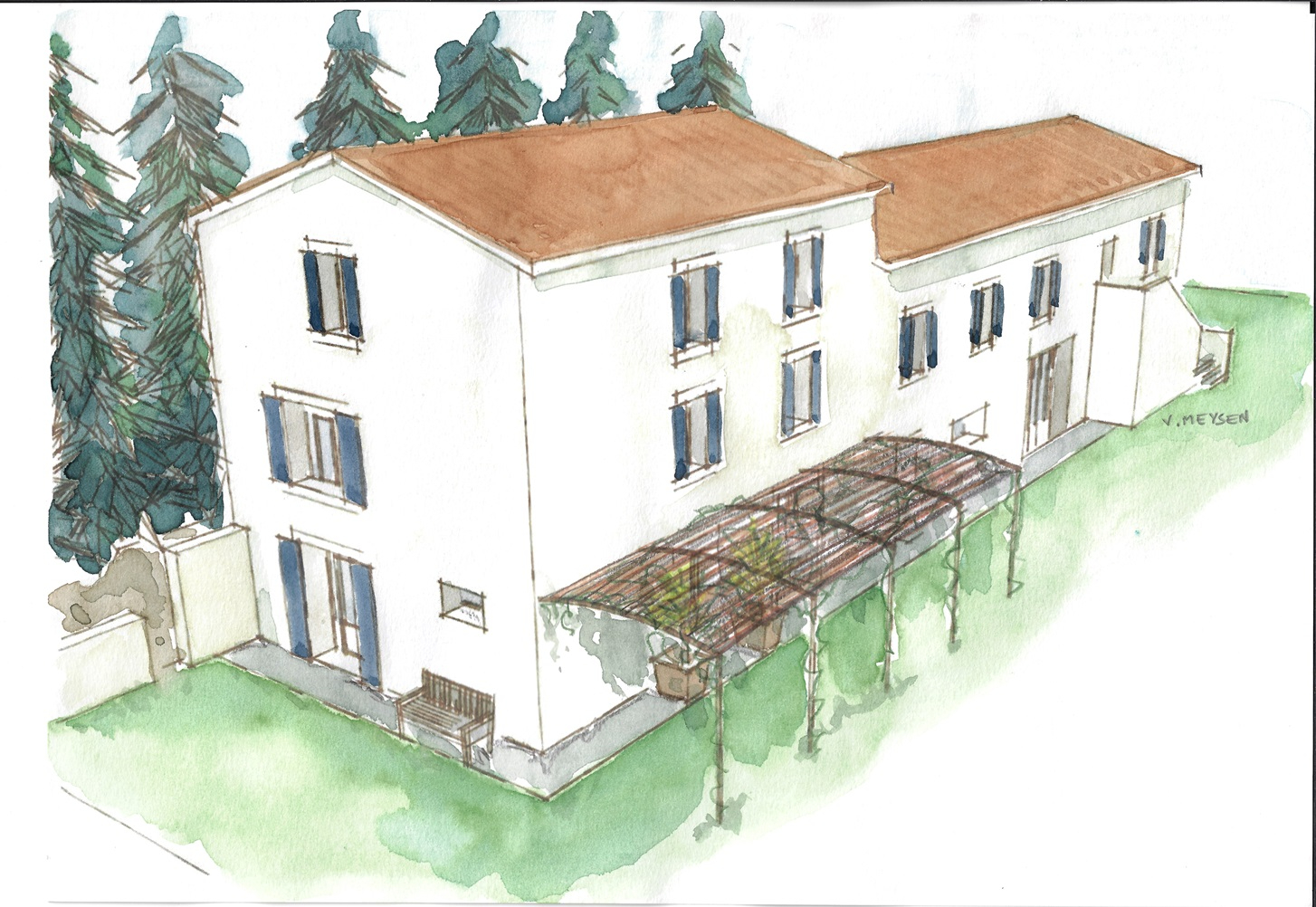 Photo Mas  240 m² + Dépendance 220 m² sur un terrain de 4 hectares image 2/6