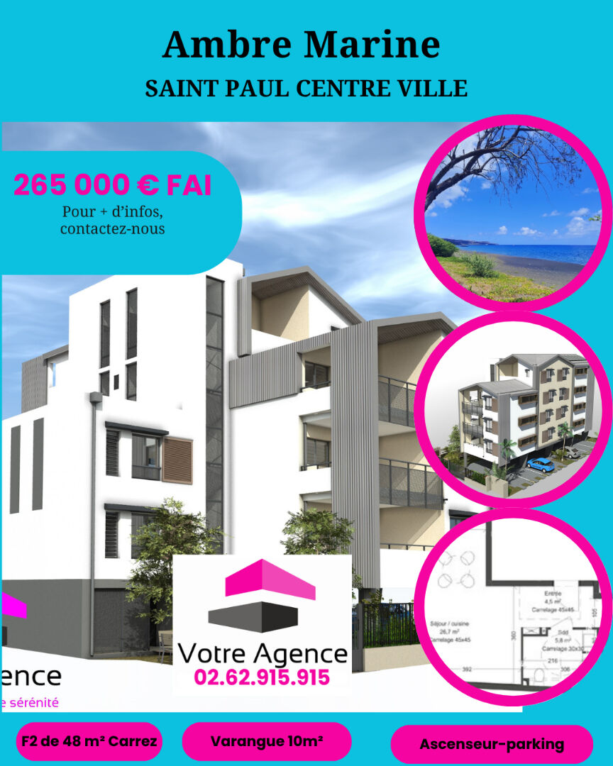T2 lumineux avec varangue & parking