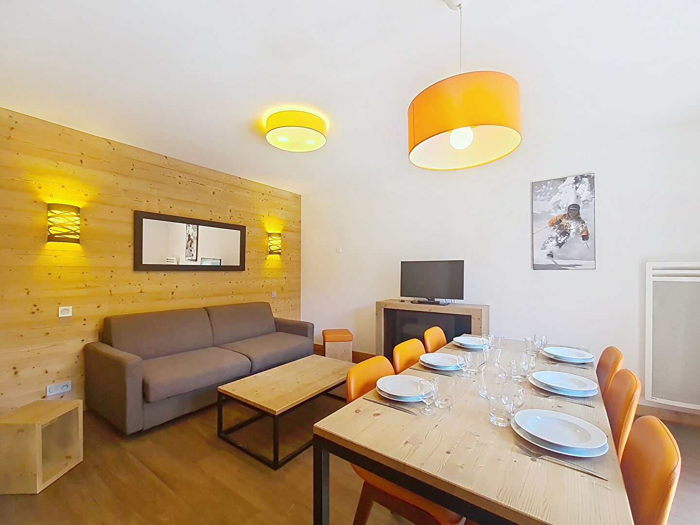 Appartement 3 pièces de 57,74m2, RESIDENCE AVEC PISCINE, Les Menuires, Quartier Preyerand