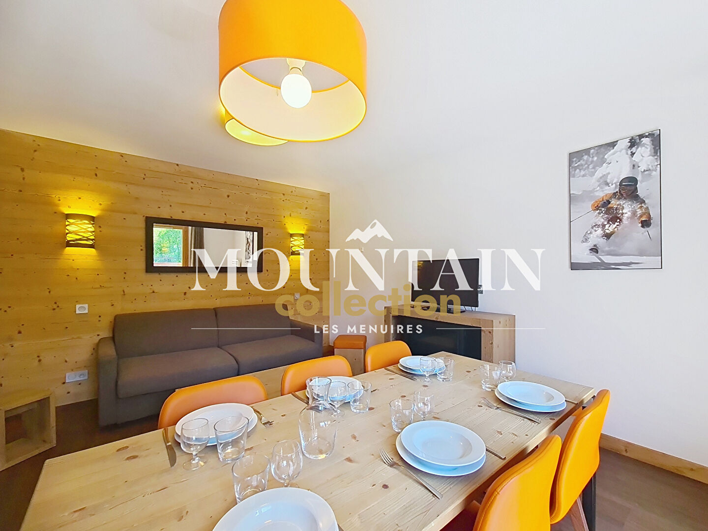 Appartement 3 pièces de 57,74m2, RESIDENCE AVEC PISCINE, Les Menuires, Quartier Preyerand