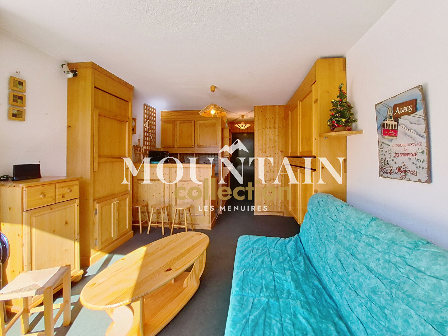 Studio 1 pièce de 19,45m², Preyerand, Les Menuires