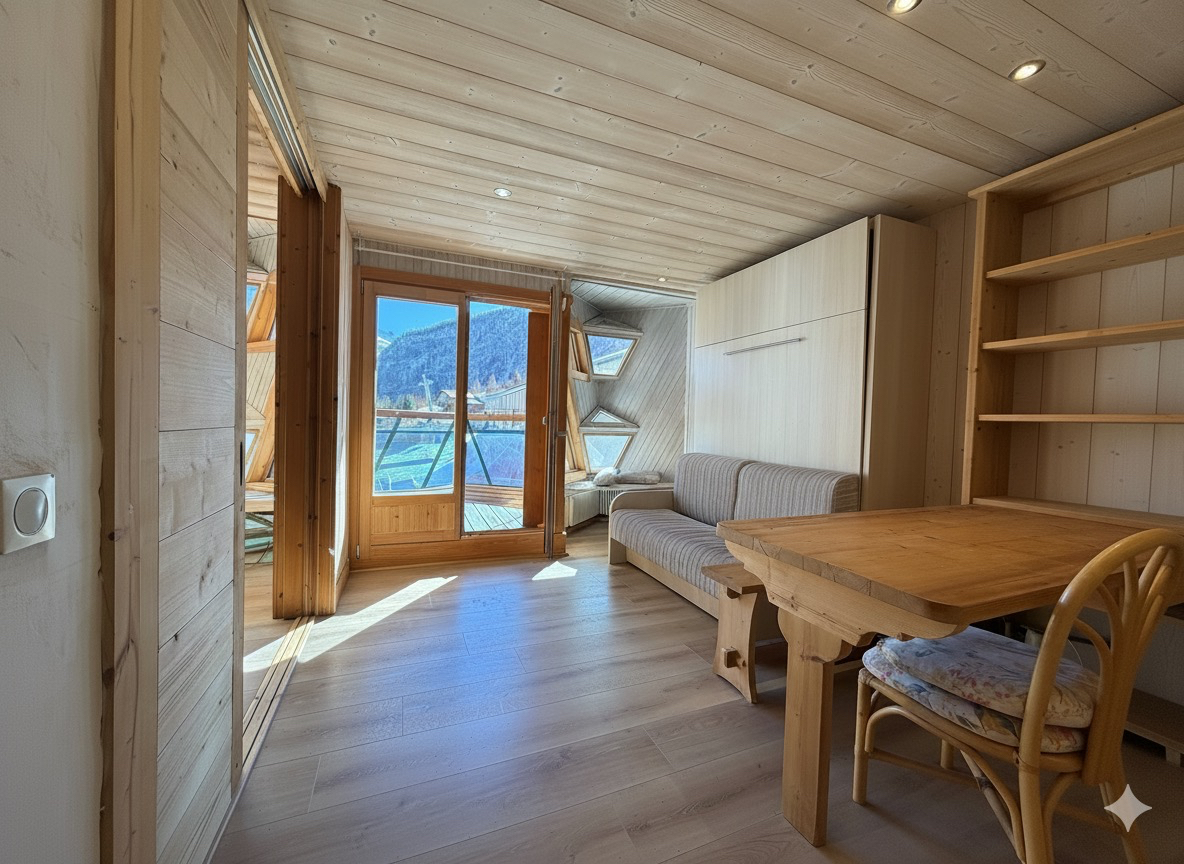 Appartement  2 pièces, vue magnifique