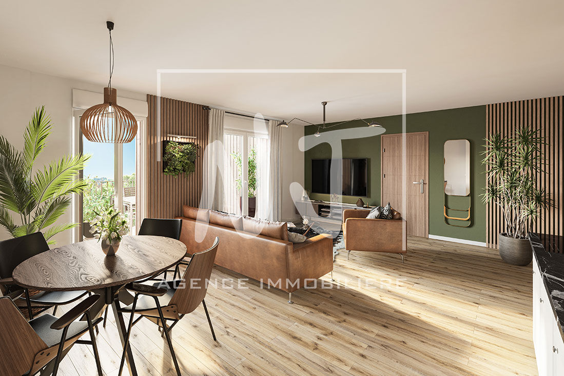 Appartement 3 chambres avec loggia et stationnement