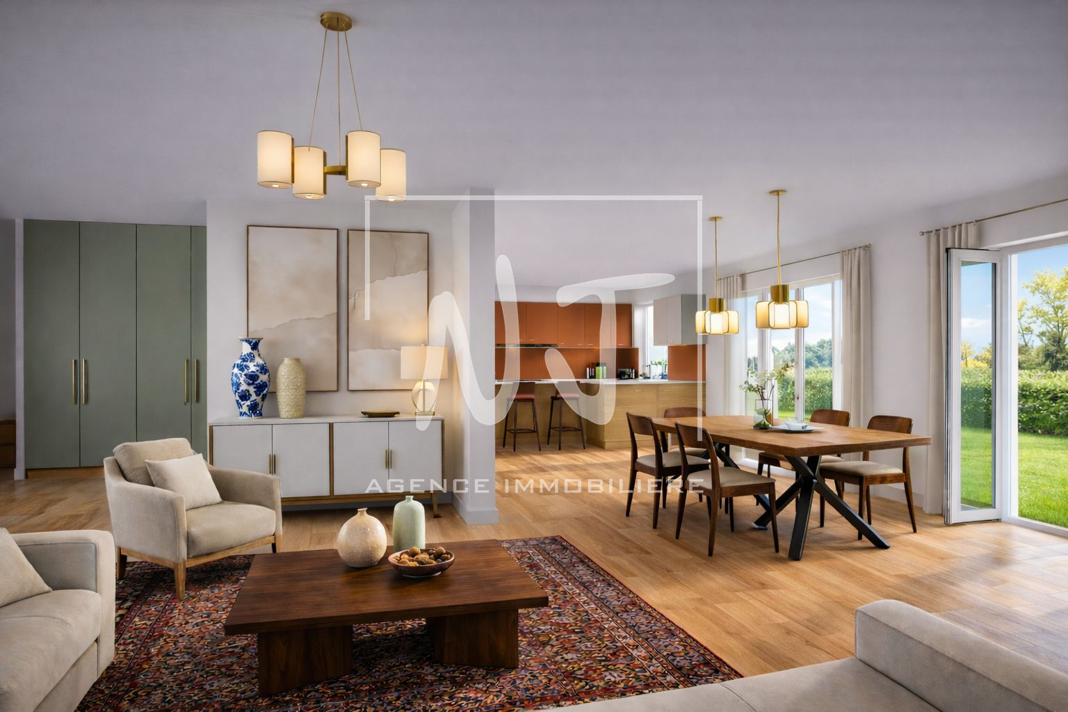 Appartement type 2 avec balcon et stationnement