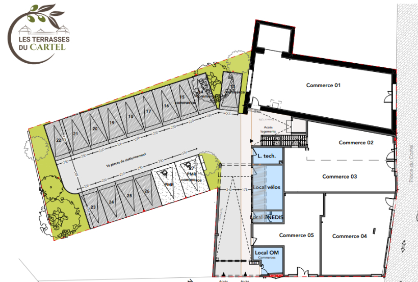 Photo Local commercial Castries Place du Cartel image 2/6