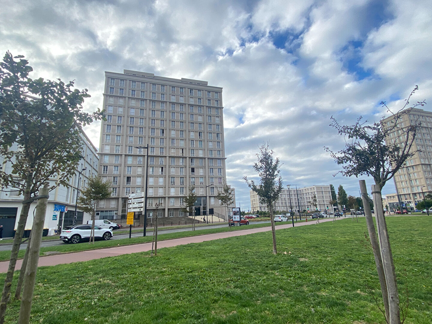 Progressia Immobilier - Le Havre plage - Appartement pleine vue mer dans résidence avec ascenseur