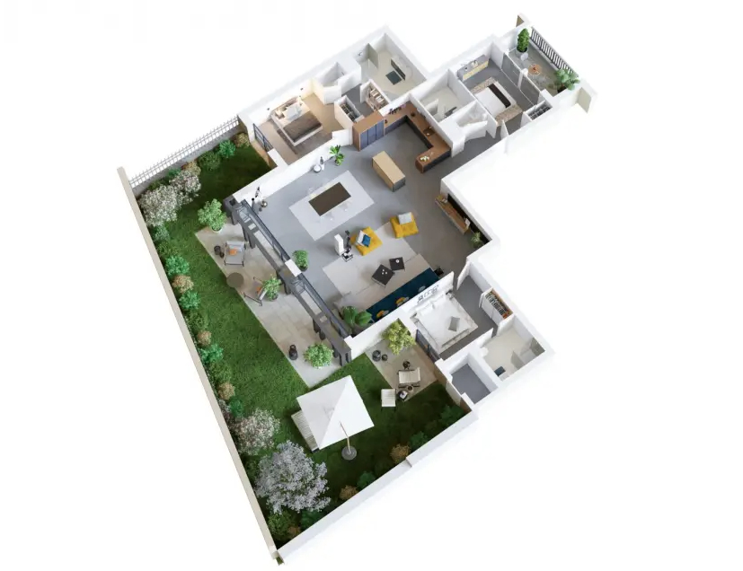 Progressia Immobilier - Deauville Appartement neuf de 4 pièces