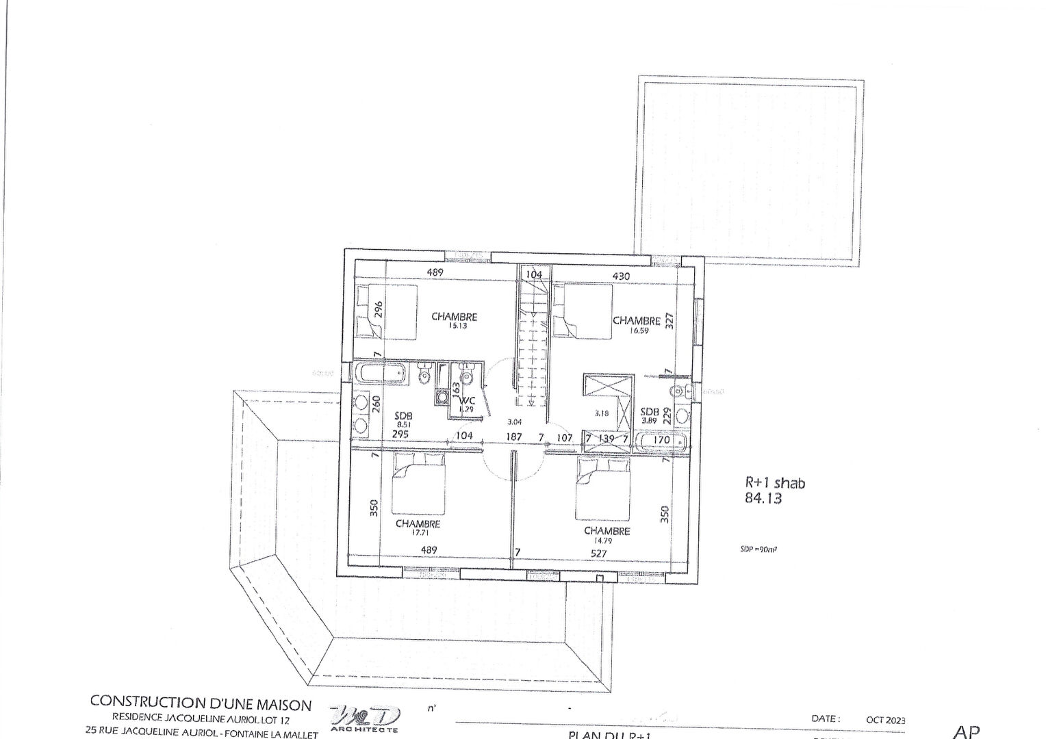 Progressia Immobilier - Fontaine La Mallet - Rare: Terrain libre de constructeur + Permis de construire Validé