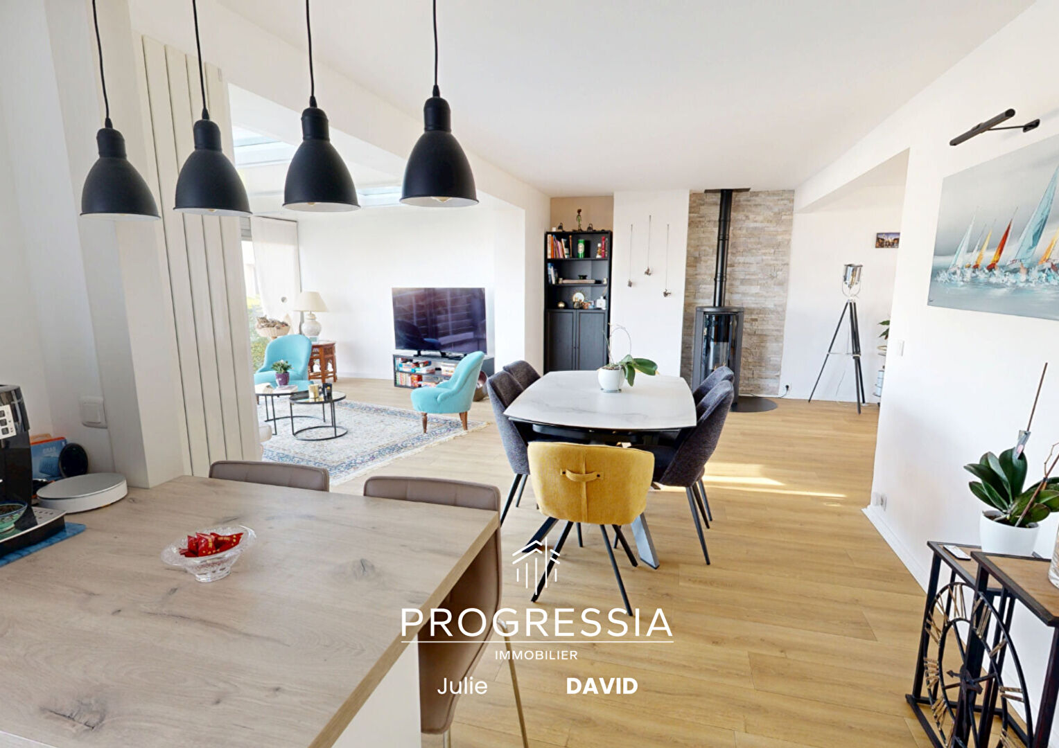 Progressia Immobilier - Le HAVRE-SAINTE ADRESSE - Maison 6 pièces150 m2, jardin, 4 chambres, garage