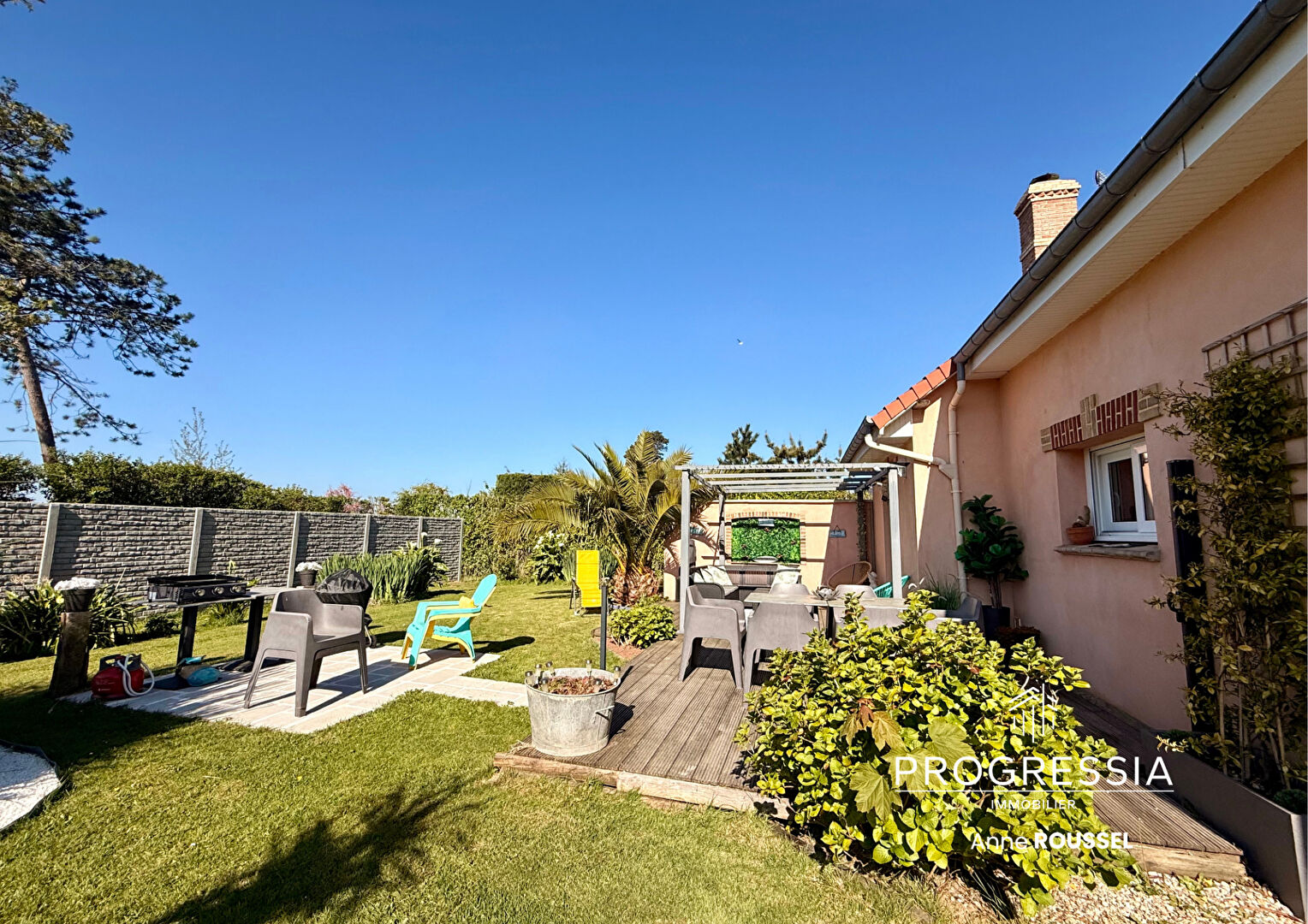 Progressia Immobilier - BORDEAUX-SAINT-CLAIR - CHARME & ESPACE - Pavillon de 108m² avec jardin.