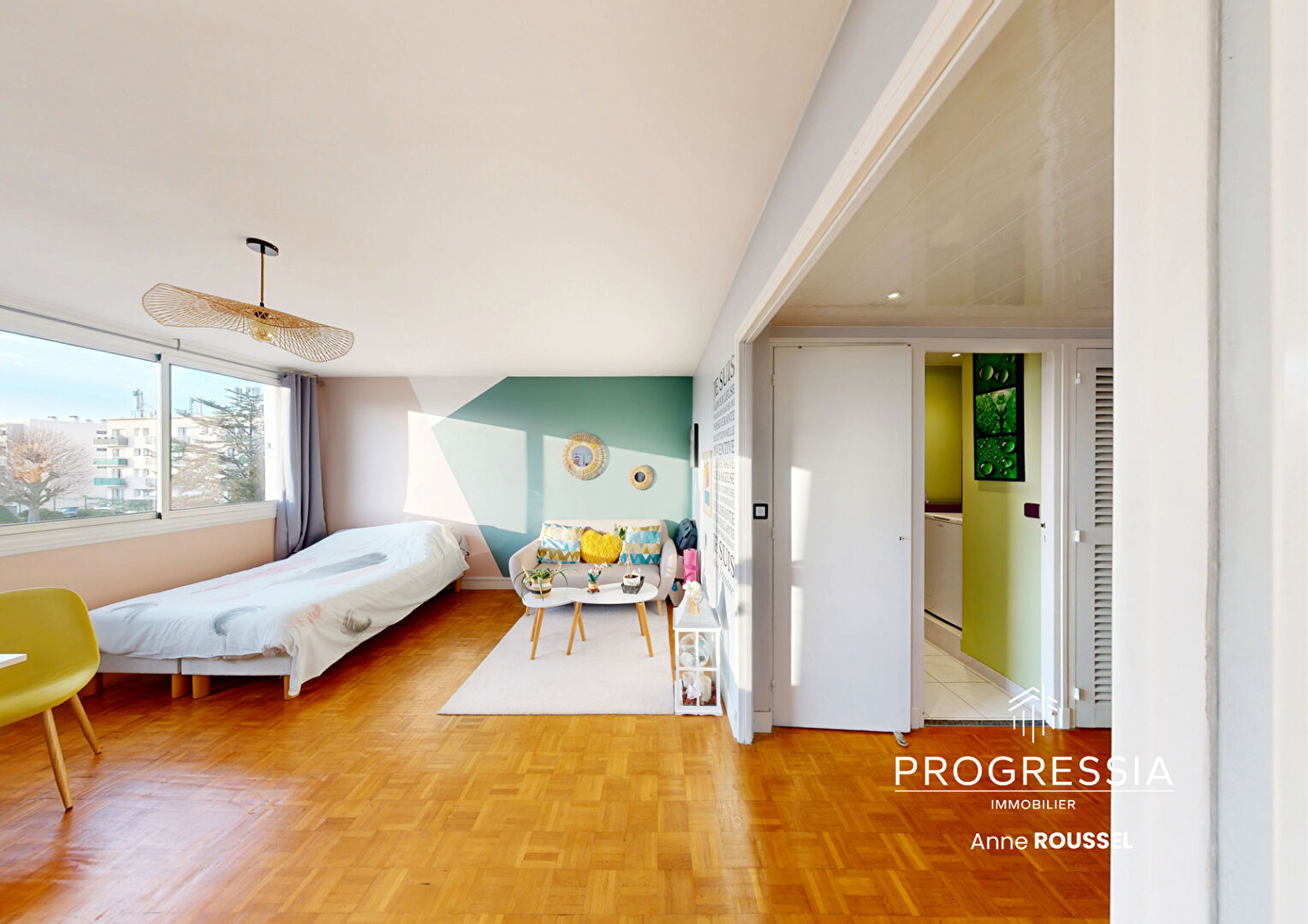 Progressia Immobilier - Le Havre  - APPARTEMENT COUP DE COEUR  / 2 PIÈCES / DERNIER ÉTAGE / SECTEUR GOBELINS