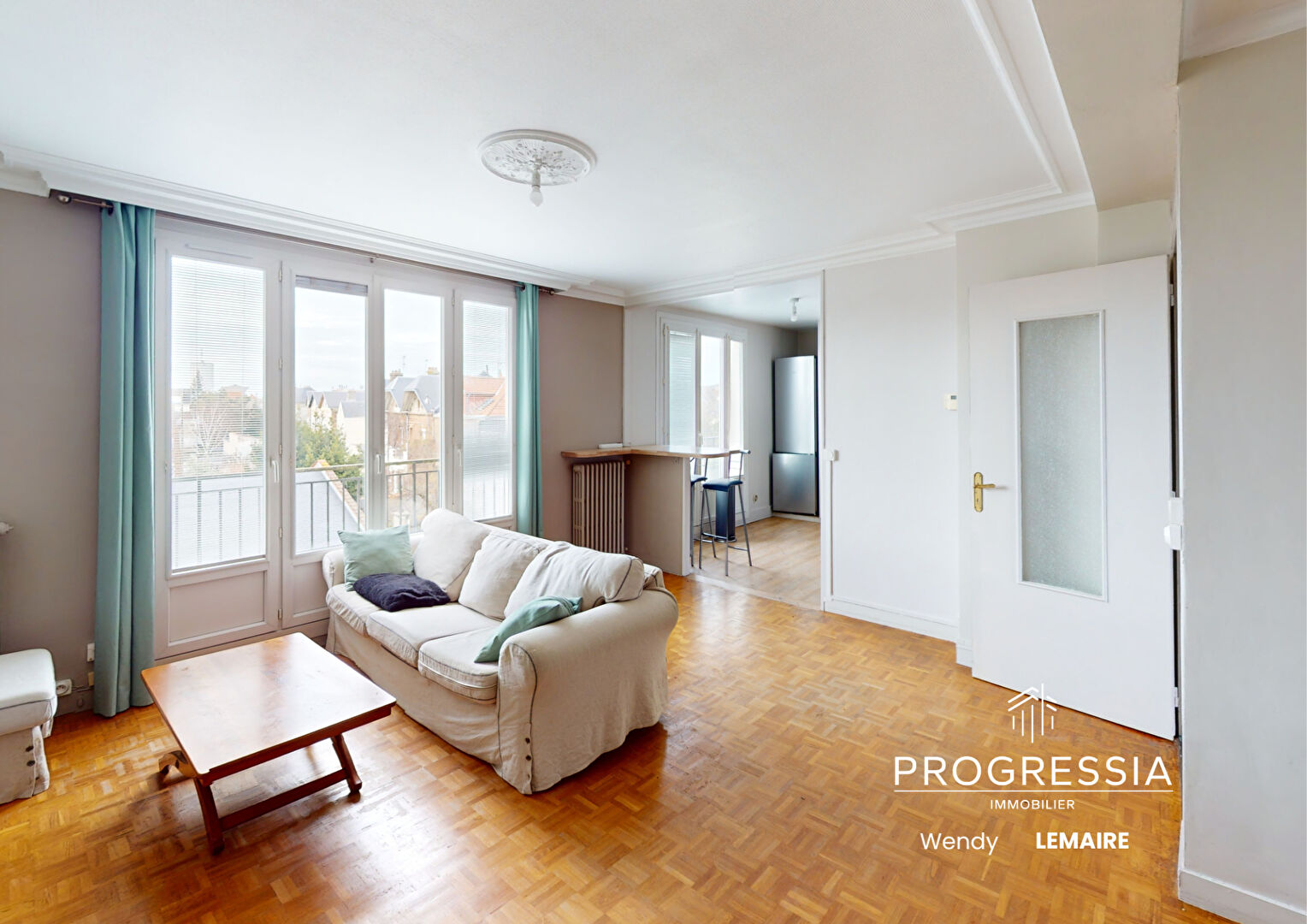 Progressia Immobilier - Le Havre : Appartement T4 de 89,50 m² avec garage fermé !