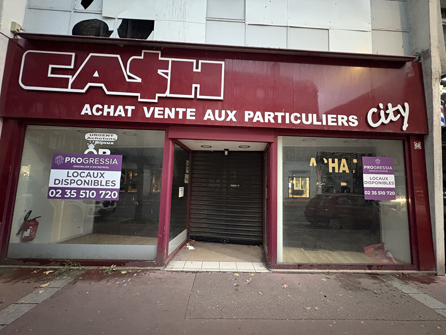 A louer – Grand local commercial capacité de 260 m2 – Le Havre Centre ville