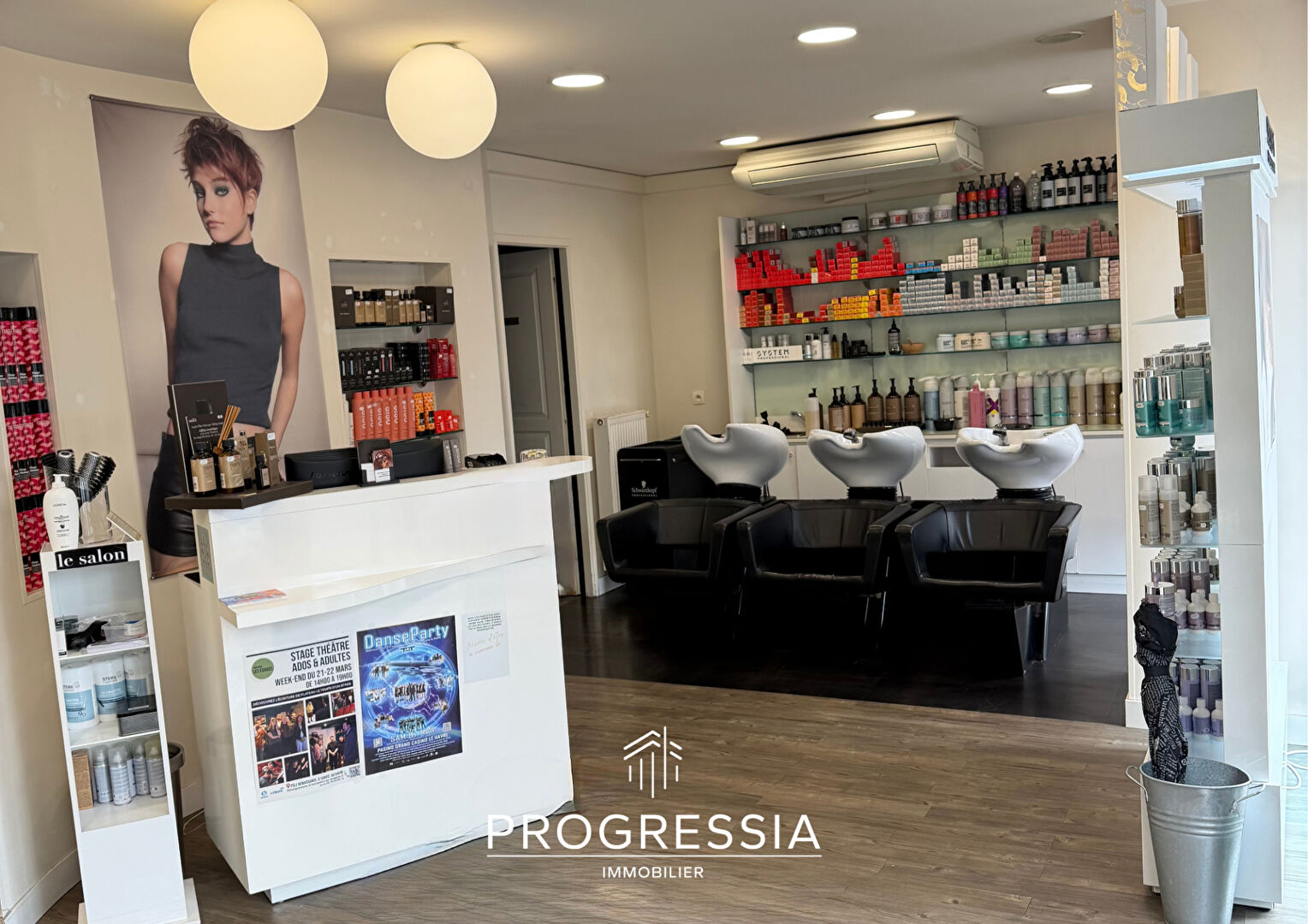Progressia Immobilier - Le Havre - Fonds de commerce coiffure - 170 m2