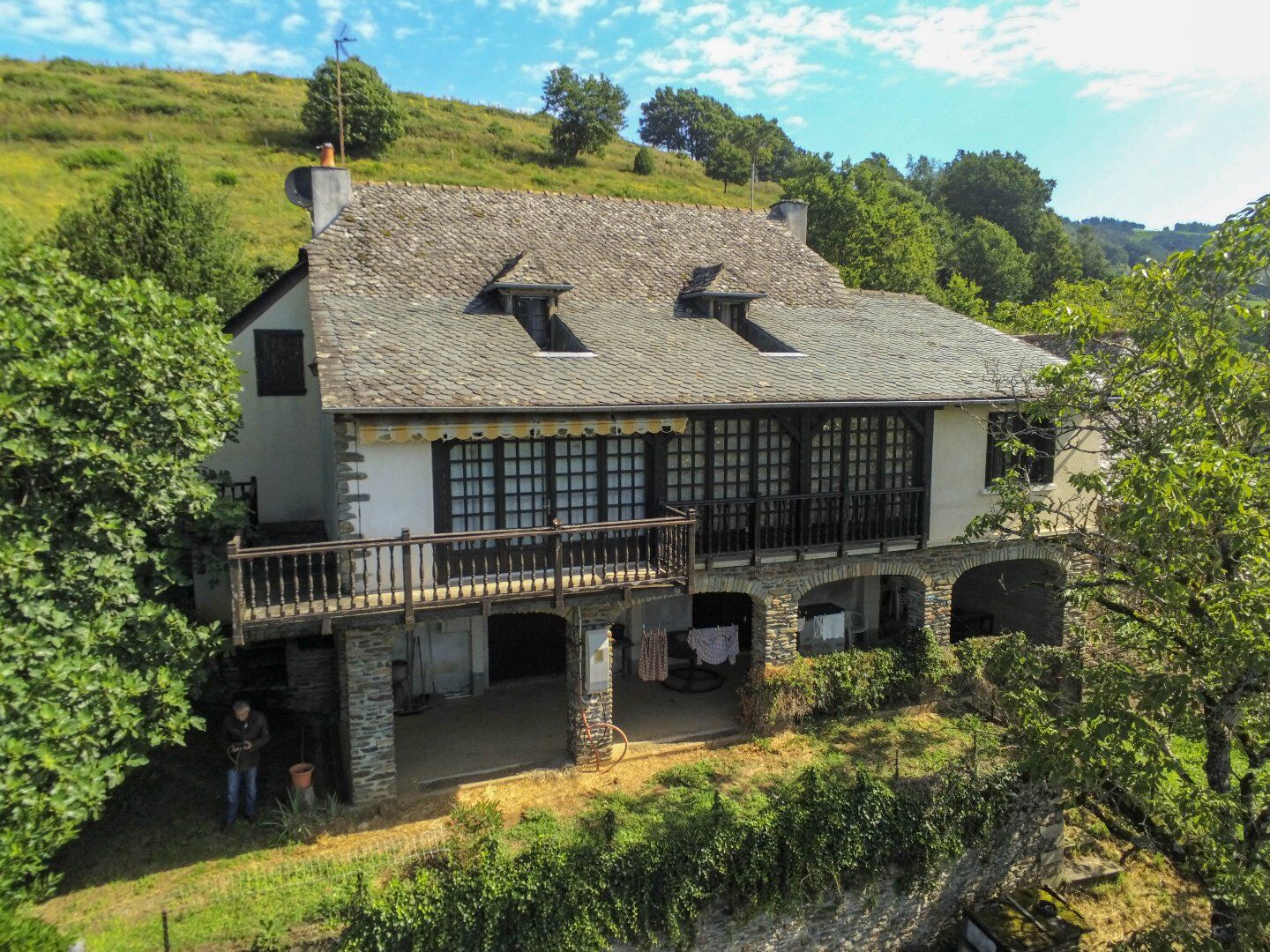 Maison avec vue dominante