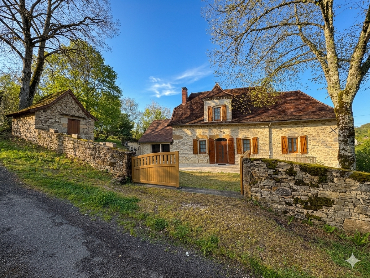 Maison en pierre rénovée Charme, Confort et piscine