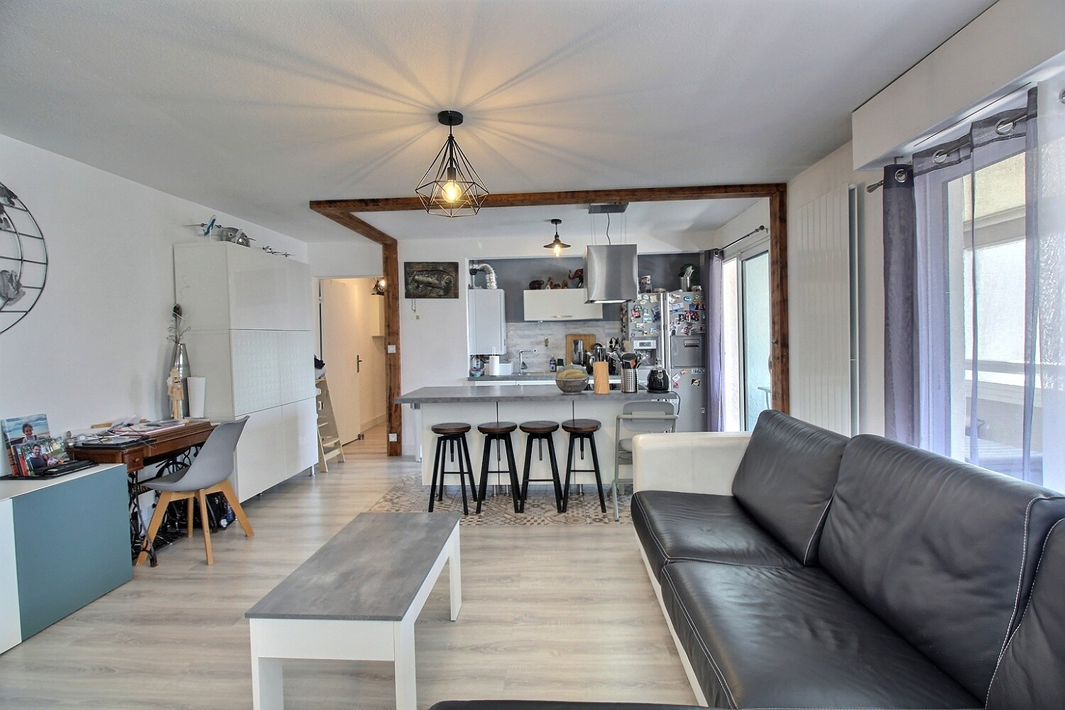 Appartement Begles - 4 pièce(s) - 80 m2 avec terrasse, cave et parking