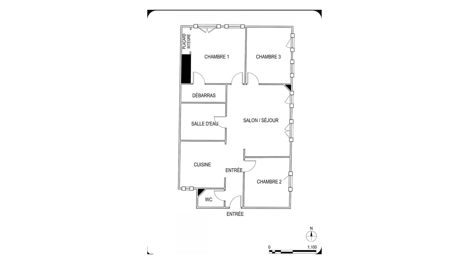 Appartement · 4 pièces · 83,6 m² — photo 1 sur 13