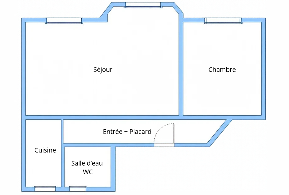 Appartement · 3 pièces · 57 m² — photo 8 sur 8