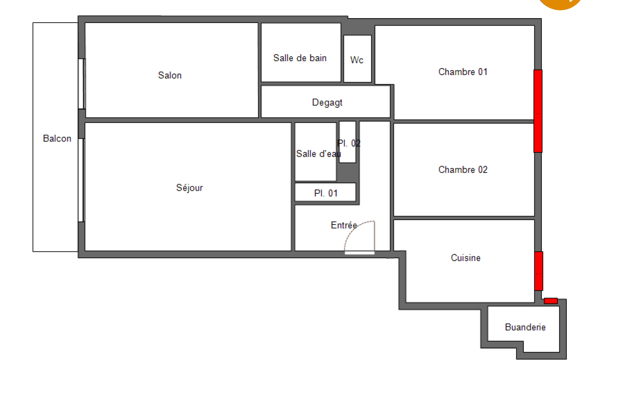 Appartement · 4 pièces · 87,8 m² — photo 10 sur 10