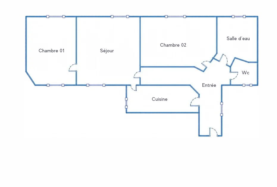 Appartement · 3 pièces · 60 m² — photo 9 sur 9