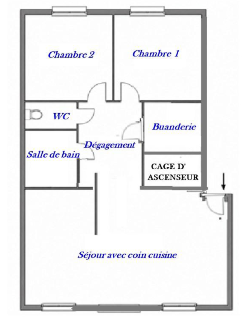 Appartement · 3 pièces · 67 m² — photo 10 sur 10