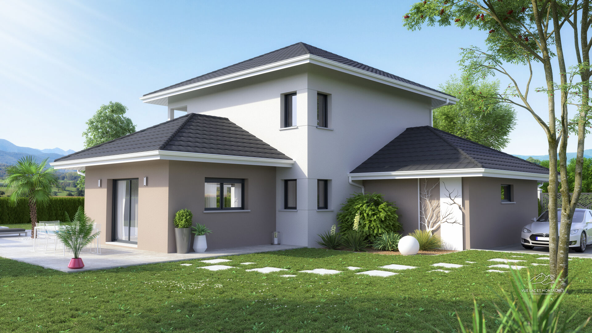 Agence immobilière de VUE LAC ET MONTAGNES Messery