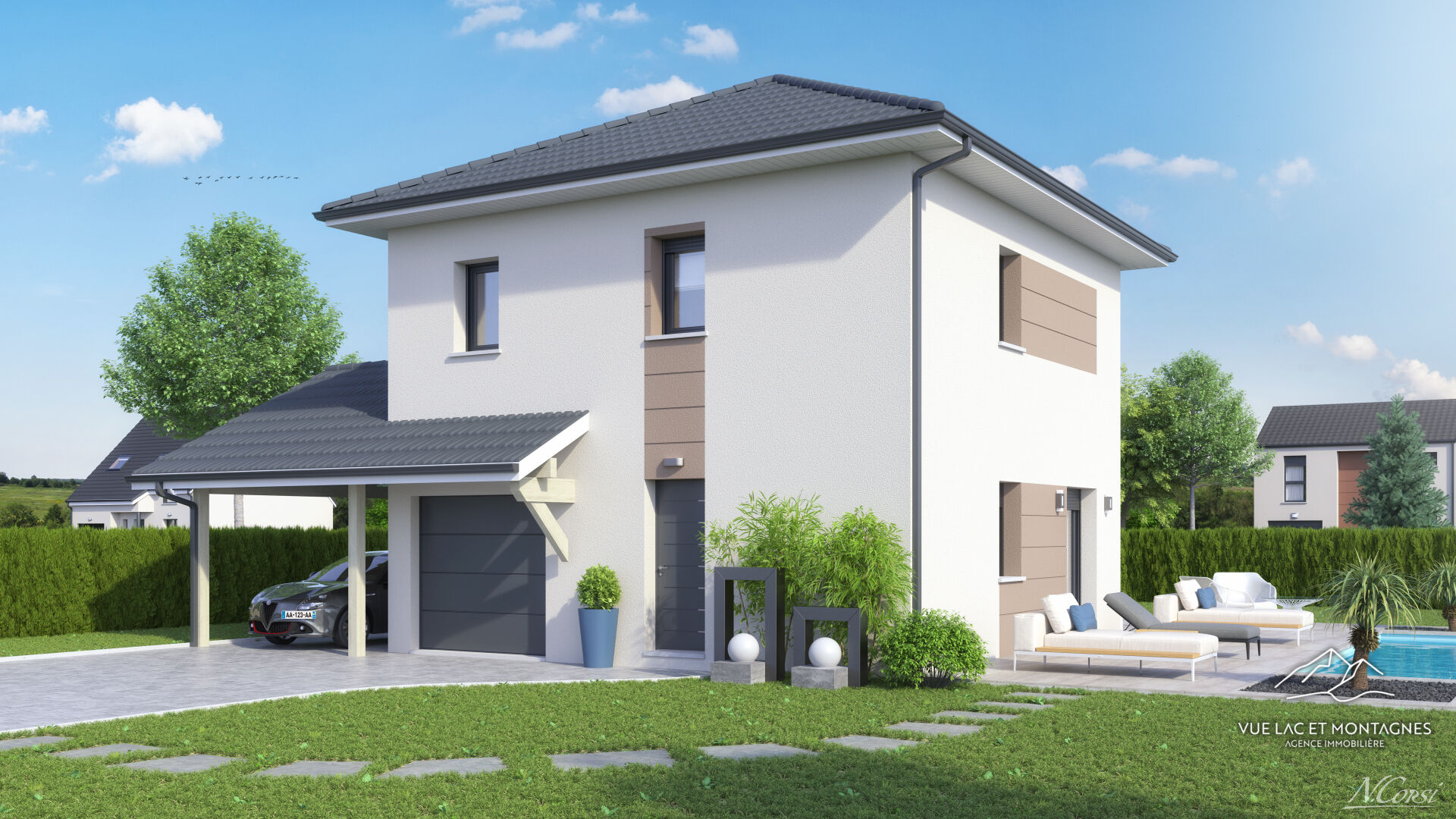 Agence immobilière de VUE LAC ET MONTAGNES Messery