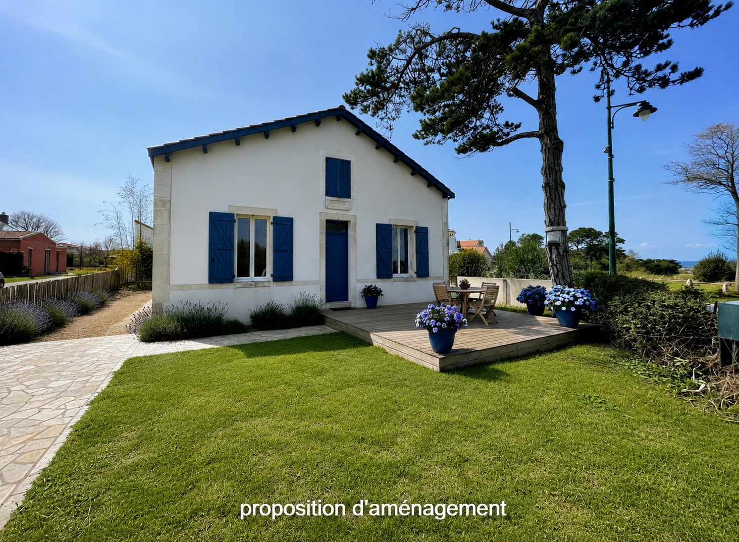 Maison Vue mer, 73 m² et dépendance 38 m²