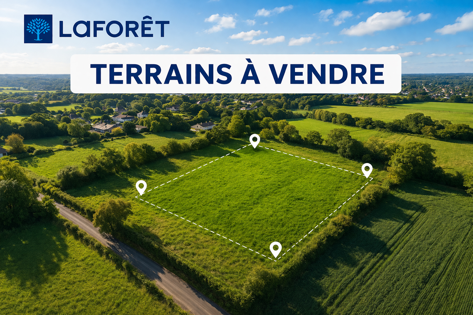 Terrain Ploneour Lanvern 629 m2