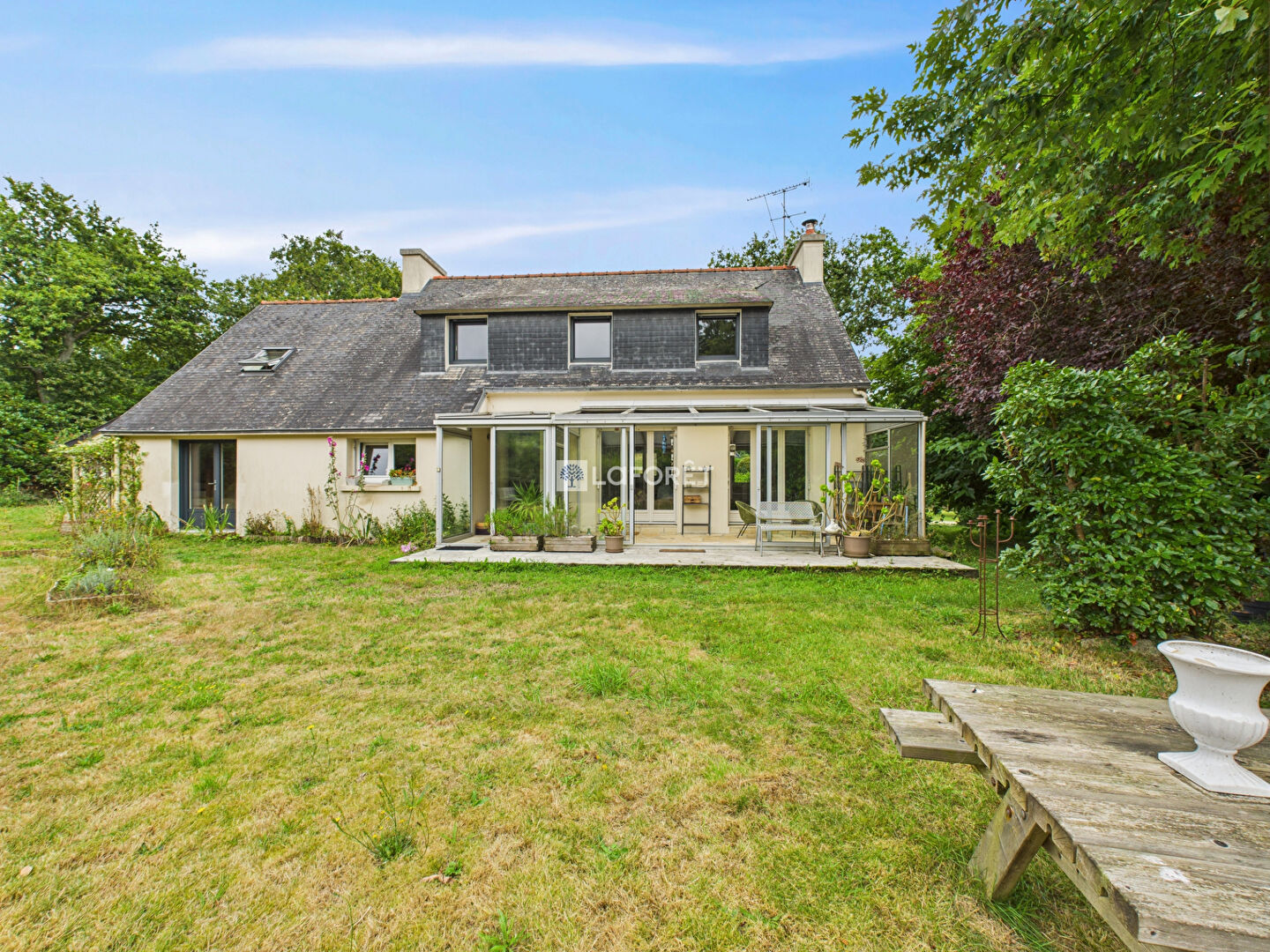 PONT L'ABBÉ - Maison avec vie de plain pied sur un beau jardin sans vis-à-vis