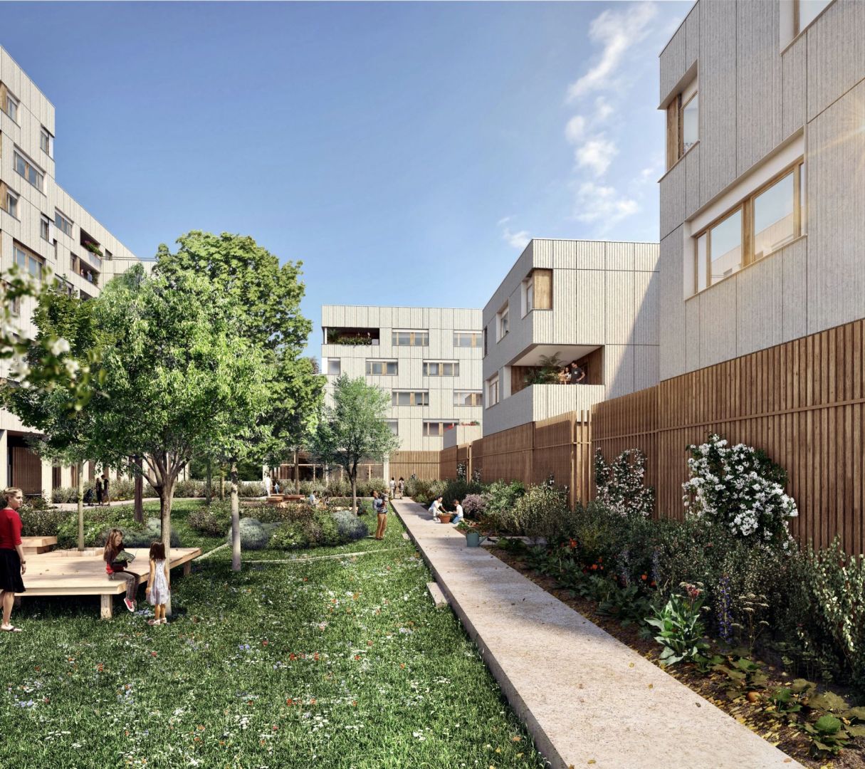 Appartement 3 pièces neuf à Bussy Saint-Georges, éco-quartier Sycomore