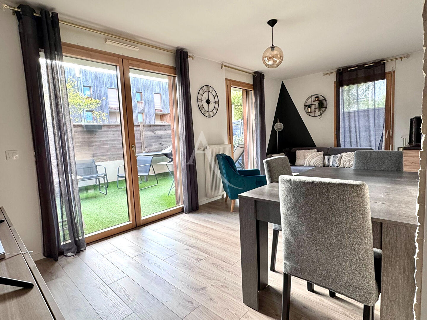 À vendre  Montévrain :  Appartement 3 pièces 62m2 avec jardin
