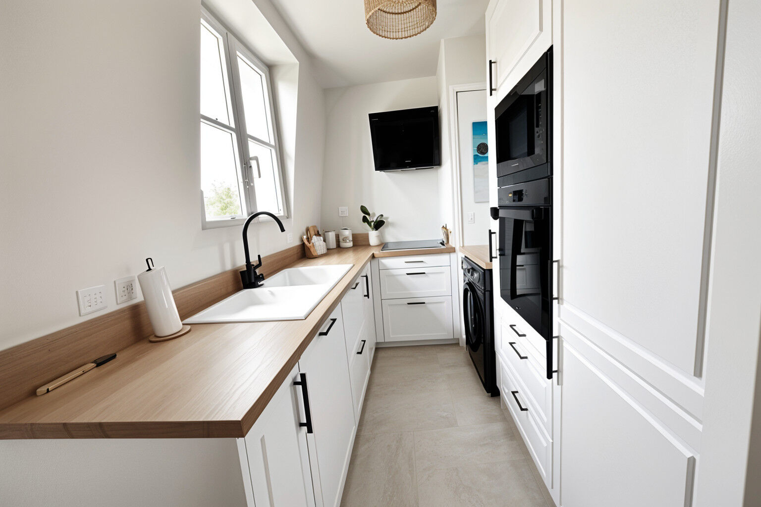 Photo Bailly-Romainvilliers - 3 pièces 54 m2 refait à neuf, dernier étage, au calme image 2/6