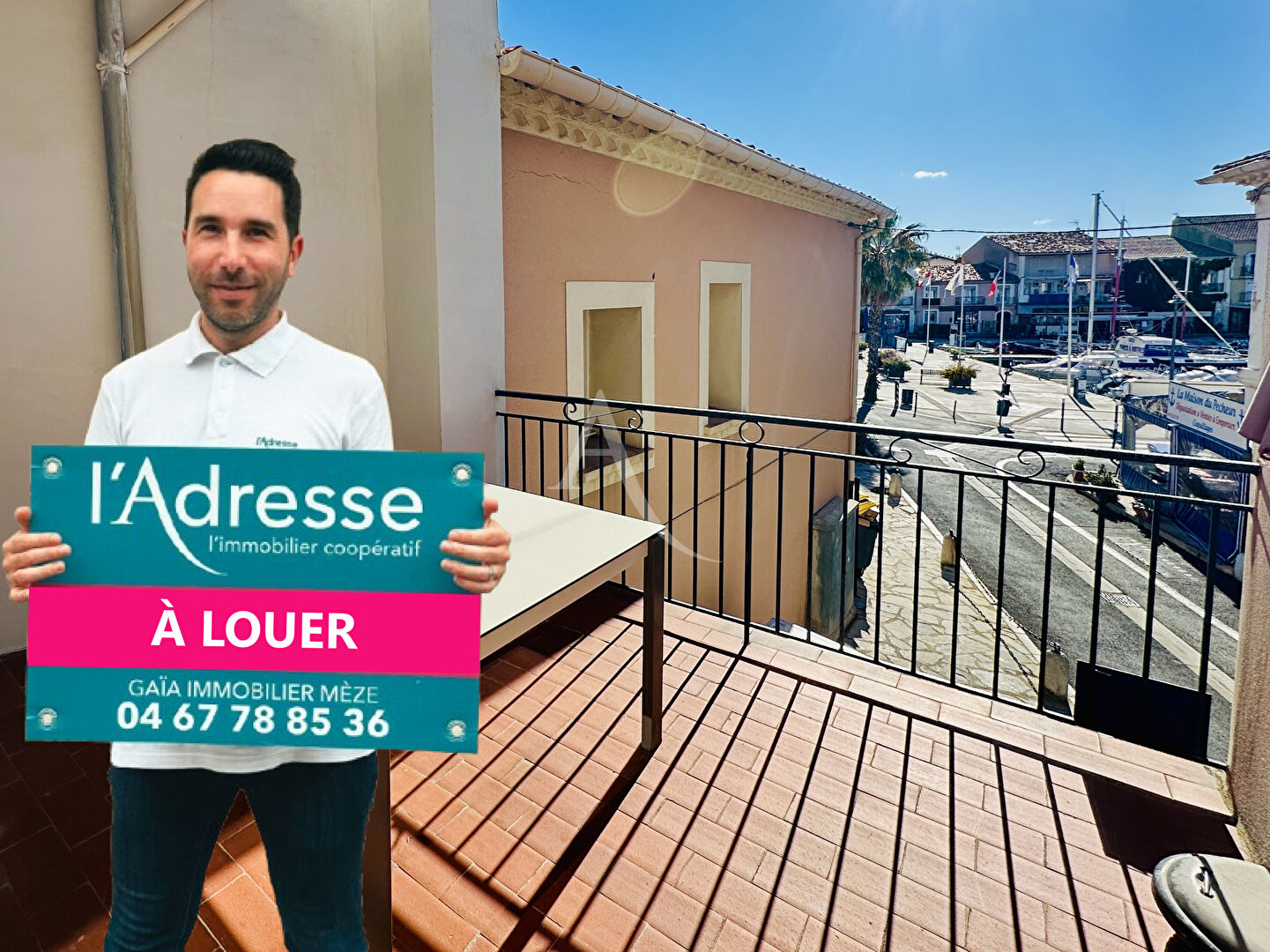 MEZE PORT appartement T4 meublé 103m² avec terrasse