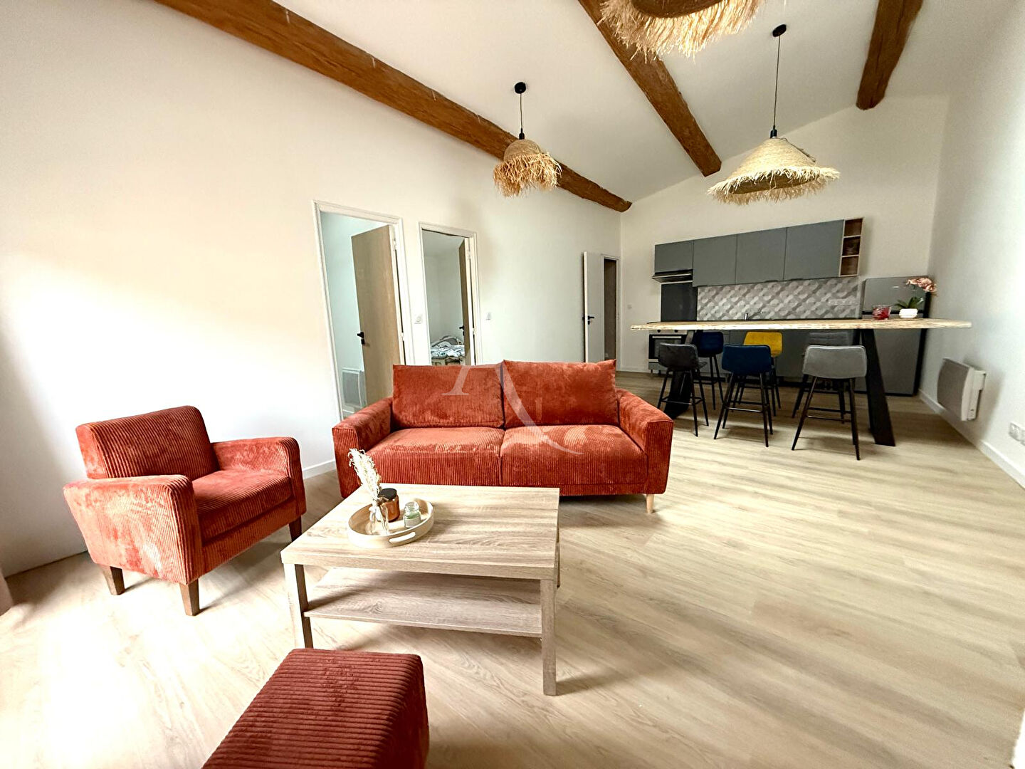 Photo Appartement Loupian T3 57m² refait à neuf meublé image 2/6