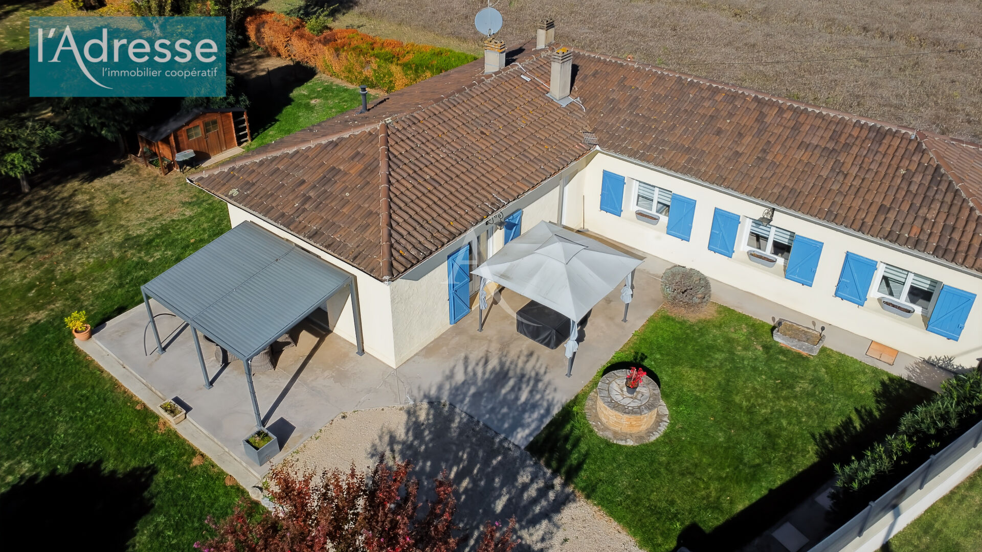 Photo Jolie Maison de plain pied avec piscine proche centre Prayssac image 1/6