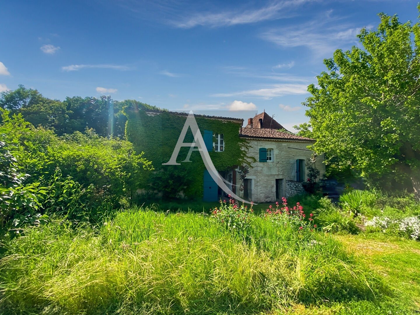 Propriété en pierres avec 26 hectares ..